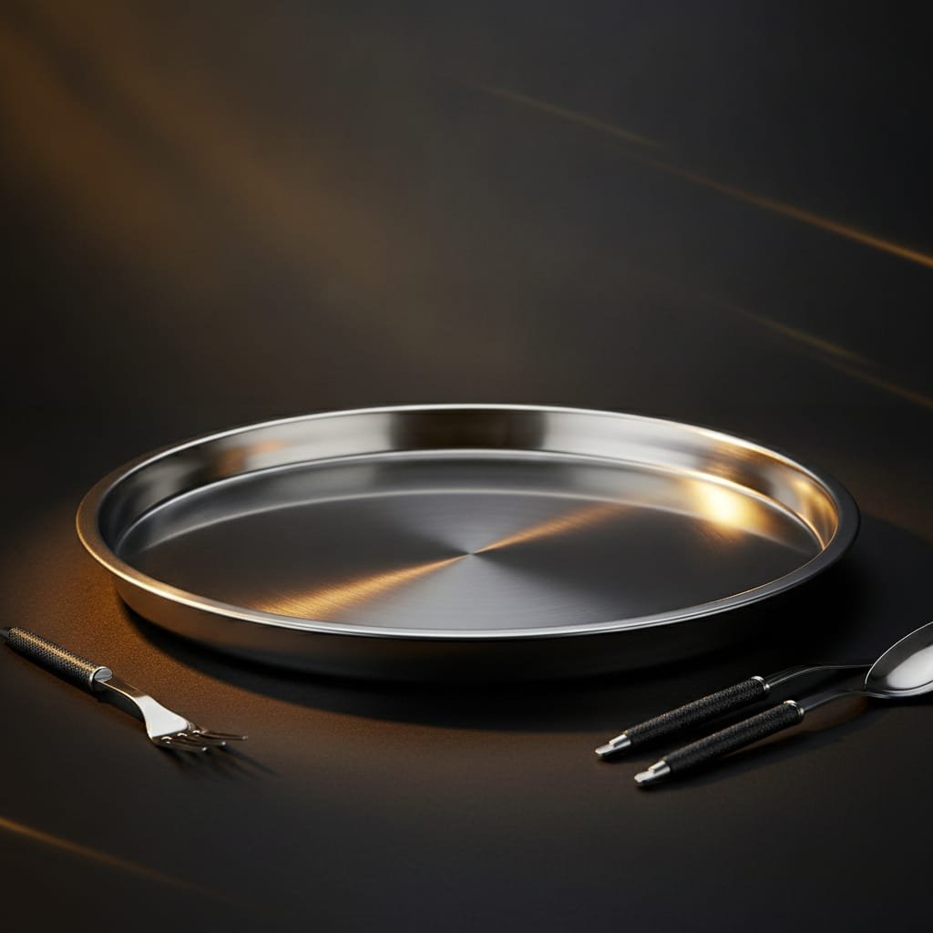 Mâm xoay inox trong bếp hiện đại