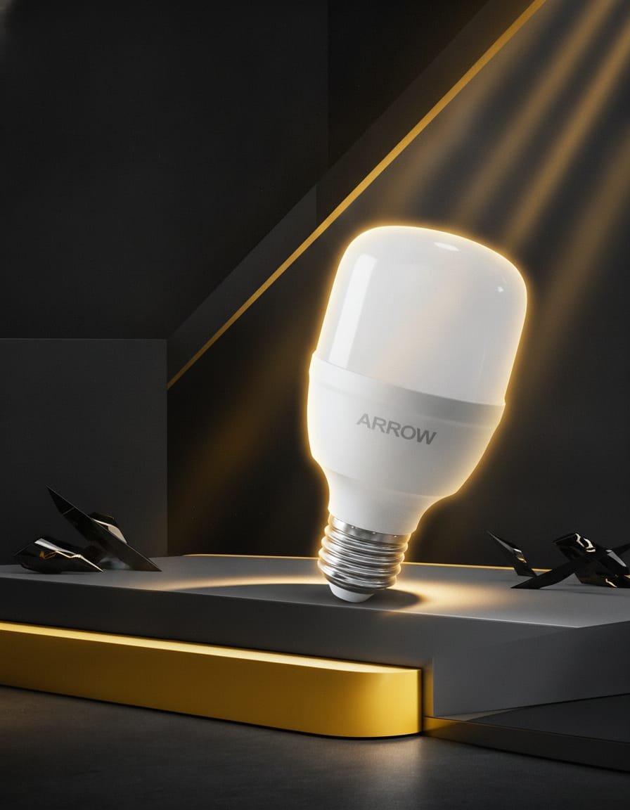 Phòng khách chiếu sáng bằng đèn LED Bulb ARROW 10W E27
