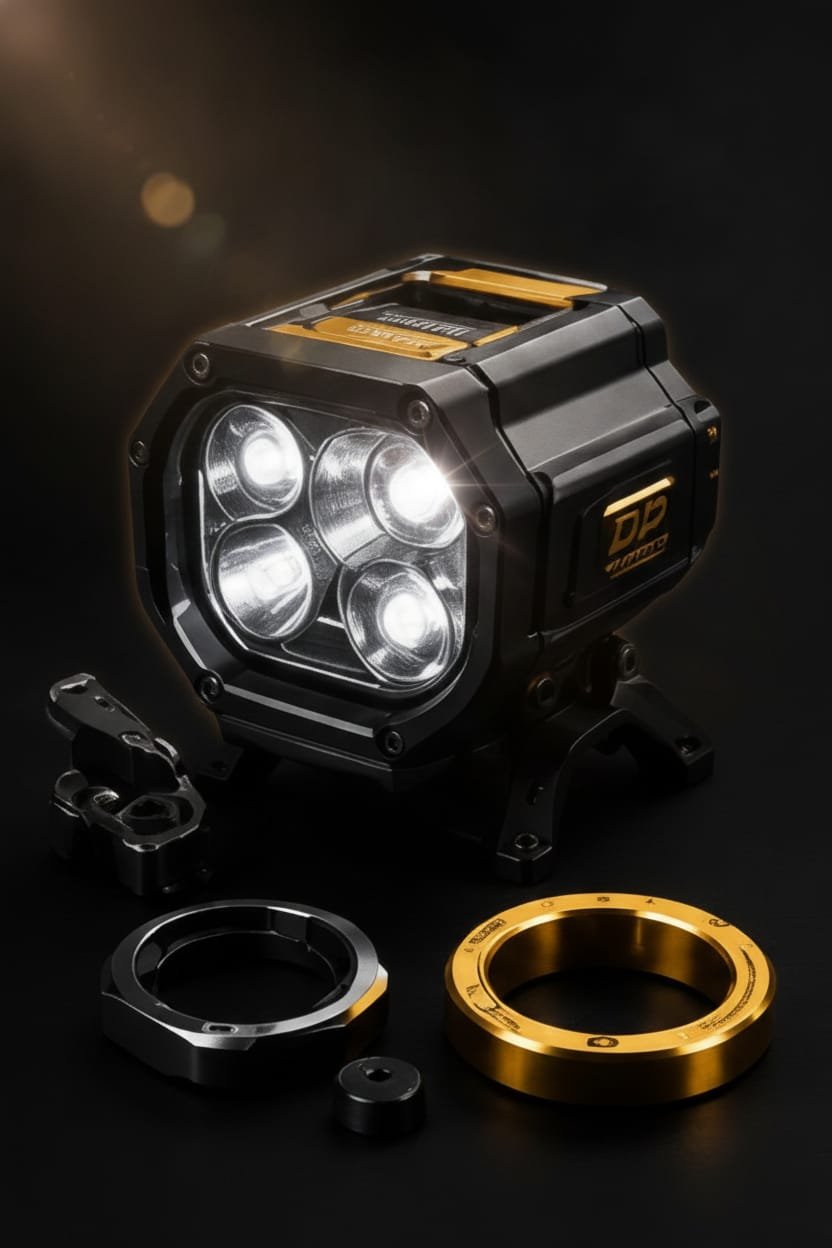 Đèn LED 2 tầng trợ sáng cho xe máy
