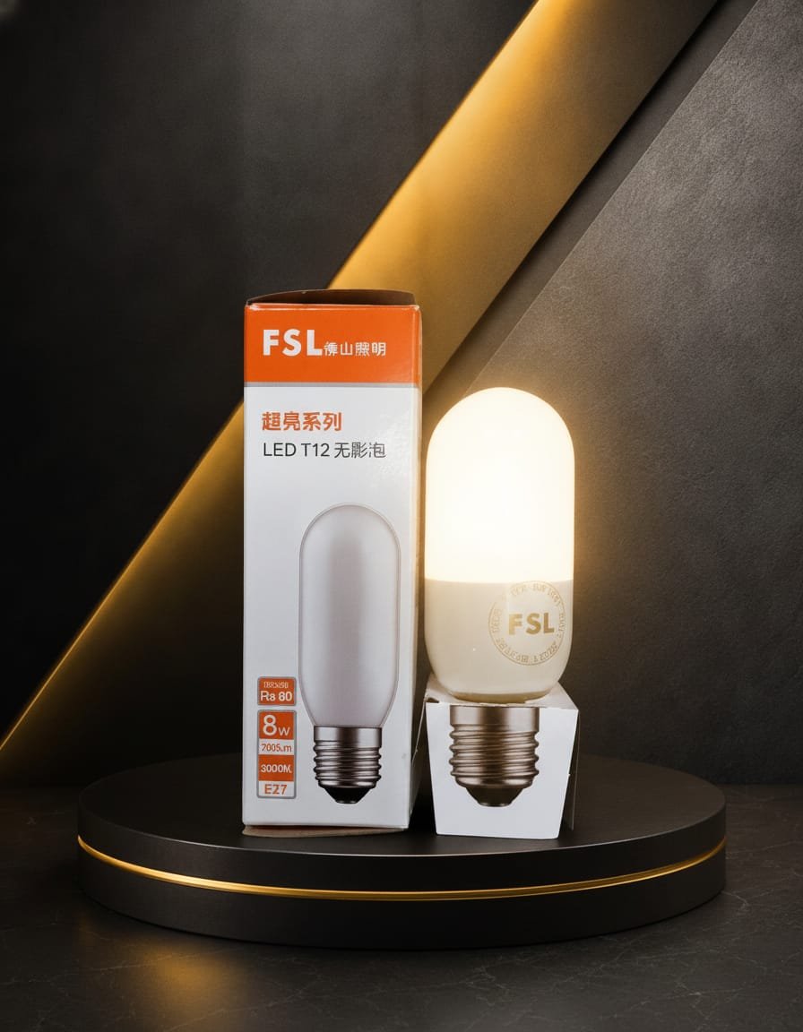 Đèn LED T12 FSL 8W E27 chính hãng