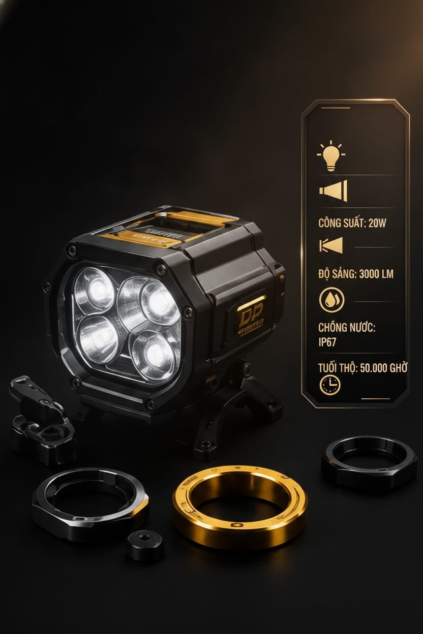 Thông số kỹ thuật đèn LED 2 tầng